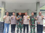 Jalin Sinergitas,Kapolsek Rantau Alai Silaturahmi ke Koramil 402-04 Tanjung Raja
