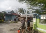 Sambut Ramadhan Pemdes Baku Baku Menghadirkan Lampu penerangan Jalan Untuk masyarkat Setempat