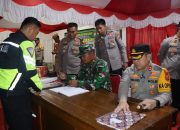 Kapolres Luwu dan Dandim 1403/Palopo Tinjau Pos Pelayanan Mudik, Pastikan Keamanan dan Kenyamanan Pemudik