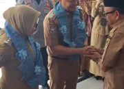 Hari Pertama Ngantor Tina-Yuki Silaturahmi Jajaran Pemkab Mamuju