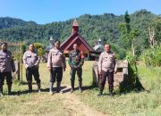 Perayaan Ibadah Paskah di Wilayah Kec.Lembang,Personel Polsek Lembang Lakukan Pengamanan Ketat