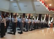 Turun langsung Meninjau TWK dan IU, Bupati Lutra Menyemangati 186 Siswa Calon Paskibraka