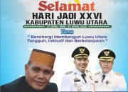 Rayakan Hari Jadi Luwu Utara, Anggota DPRD Jasrum Dorong Semangat Persatuan dan Kemajuan