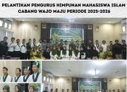 Pengurus PB HMI Resmi Melantik Pengurus HMI (MPO) Cabang Wajo Maju Periode 2025-2026