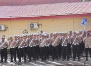 Dalam Menyambut  Kunker Kapolri Bersama Menteri Pertanian,Polda Sulsel Gelar Apel Kesiapan Pengamanan di Mapolres Bone