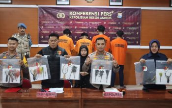 7 Pelaku Pembusuran Di Maros Diciduk Polisi, Begini Respon Polda Sulsel