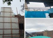 Angin Kencang Porak Porandakan Rumah Warga Kecamatan Medang Deras