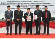 LKPD Pemprov Sulbar 2024 Raih WTP dari BPK RI,Wagub Ingatkan Soal Tata Kelola Keuangan