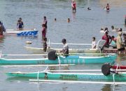 Sambut HUT Bhayangkara Gubernur SDK Hadiri Lomba Perahu Katinting