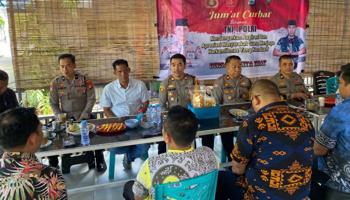 Giat Jumat Curhat Polres Maros Bahas Sejumlah Isu Penting