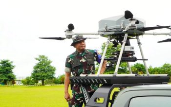 Drone Canggih Warnai LDS Satjar Divif 3 Kostrad Di Gowa