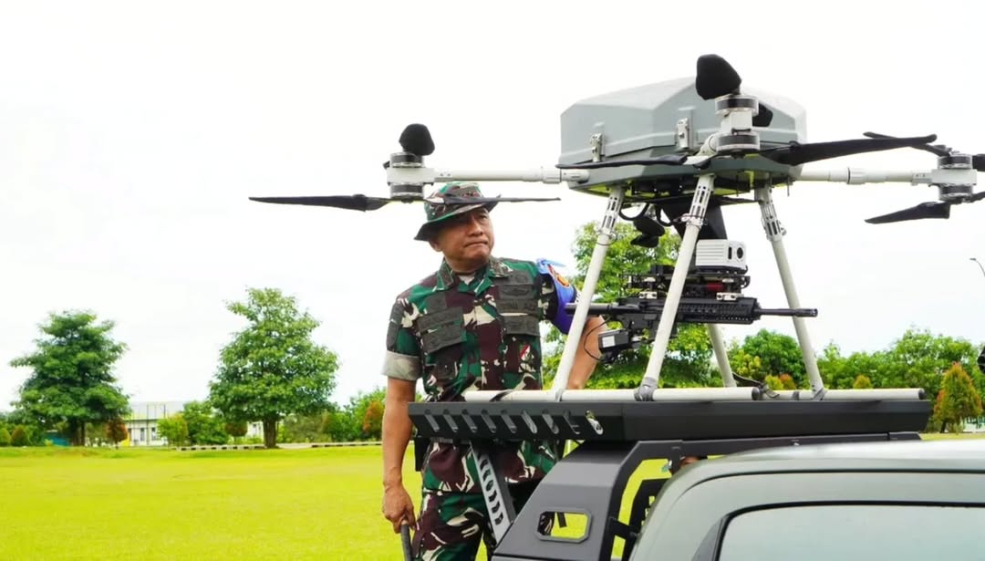 Drone Canggih Warnai LDS Satjar Divif 3 Kostrad Di Gowa
