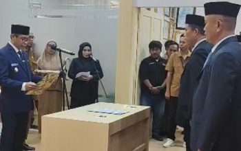 Wabup Selle Resmi Lantik Andi Surahman Sebagai Pj Sekda Kabupaten Soppeng