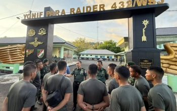 Waaspers Kasad Kunjungi Markas Yonif 432 Kostrad Di Maros