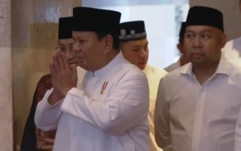 Presiden Prabowo Sholat Idul Adha Di Masjid Istiqlal