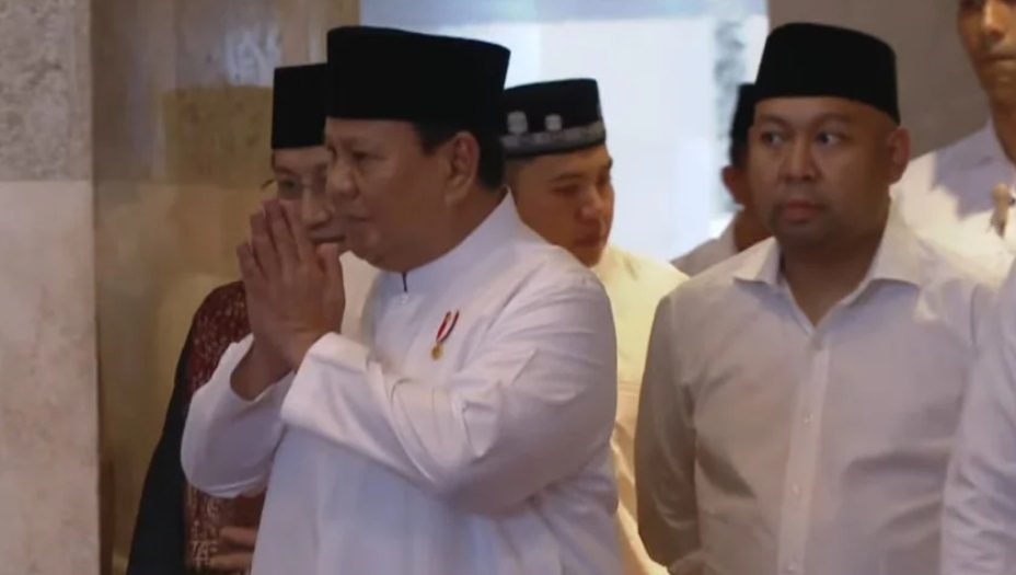 Presiden Prabowo Sholat Idul Adha Di Masjid Istiqlal