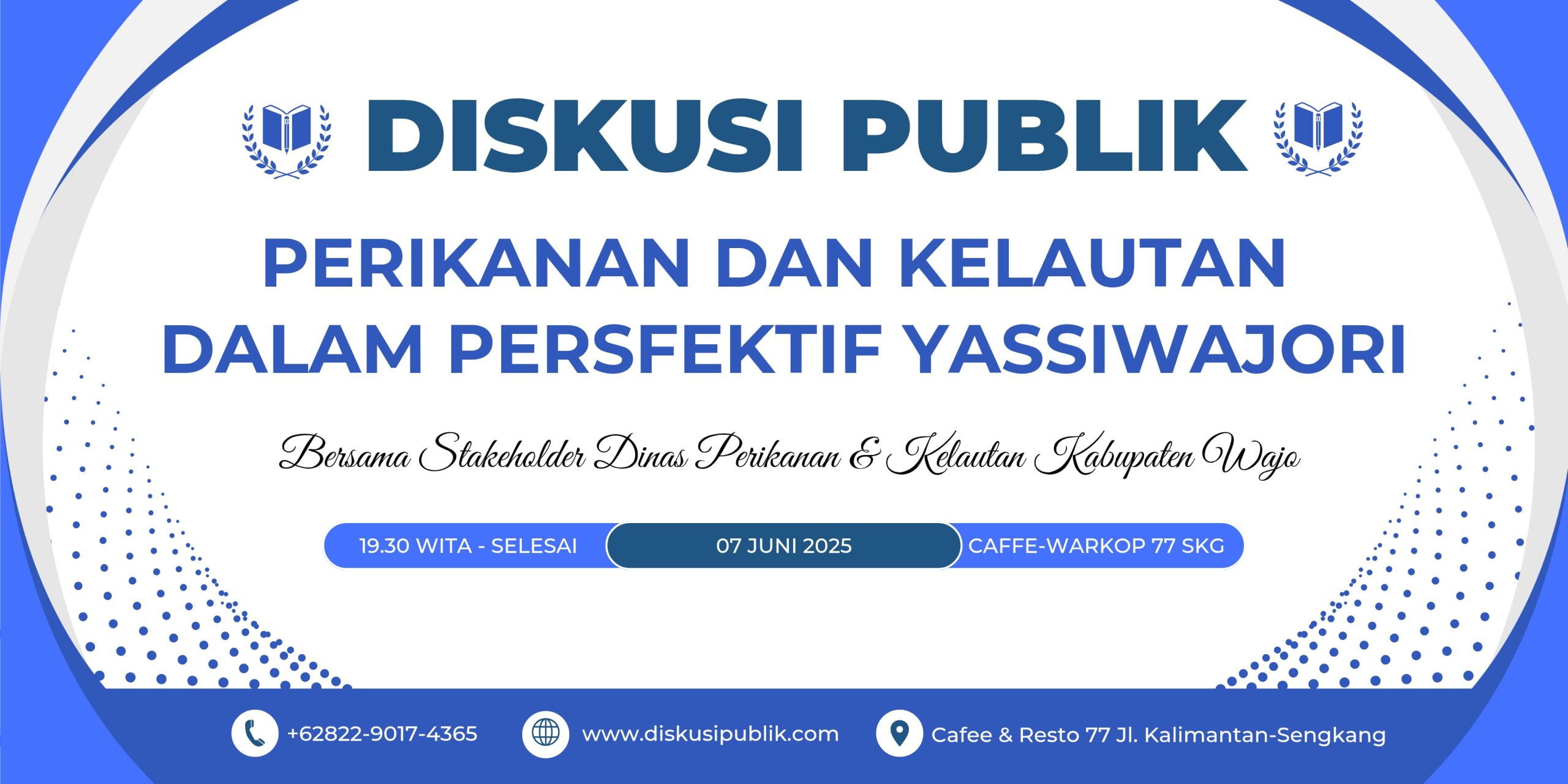 Gelar Dialog Publik, HMI WAJO Soroti Program Kampung Nelayan Merah Putih