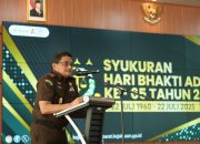 Kejati Sulbar Gelar Syukuran di Hari Bhakti Adhyaksa ke-65 Tahun