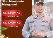 Polda Sulsel Sosialisasi Pembeliaan Harga Jagung Petani Rp.5.500 dan Rp. 6.400 Per Kilo