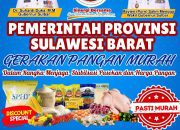 Gerakan Pangan Murah di Lapangan Ahmad Kirang Mamuju, Pemprov Berkomitmen Jaga Harga Pangan Terjangkau