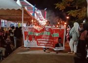 Kapolsek Tempe Pimpin Pengamanan Upacara Taptu dan Pawai Obor HUT ke-80 Kemerdekaan RI