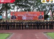 Upacara Khidmat HUT RI ke-80 di Polres Luwu: Kapolres Ajak Personel Wujudkan Indonesia Maju