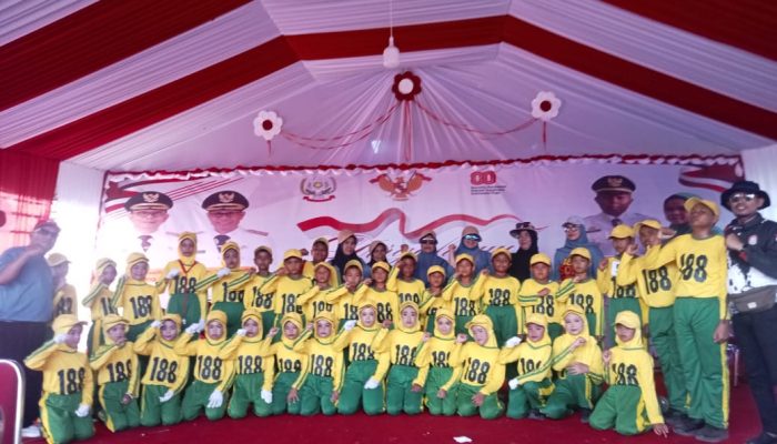 SDN 188 Solo Lompengeng Meriahkan HUT RI ke-80 dengan Gerak Jalan di Cabenge