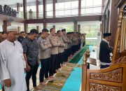 Polda Sulbar Gelar Sholat Gaib dan Yasinan untuk Korban Ojol di Jakarta