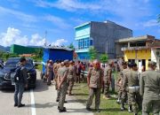 Penertiban PKL di Ruas Jalan Veteran Mamuju, Satpol PP Sulbar Lakukan Sosialisasi