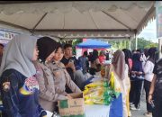 Gerakan Pangan Murah di CFD Mamuju,Kolaborasi Pemprov dan Polda Sulbar