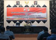 Polres Pinrang Gelar Monitoring dan Evaluasi Anggaran Tahun 2025