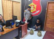Polsek Telluwanua Amankan Terduga Pelaku Pencurian Tabung Gas
