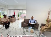 Koordinasi Dinas DPMPTSP ke Kantor Pertanahan untuk Permohonan Dukungan Proyek Rindu Mamuju