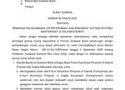Hidupkan Siskamling hingga Gotong Royong: Gubernur Sulbar Keluar SE Khusus untuk Jaga Keharmonisan Sosial