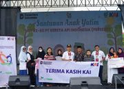 Rayakan HUT ke-80, KAI Sumut Serahkan 8 Ton Beras ke Panti Asuhan di Medan