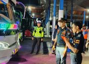Tingkatkan Keselamatan Transportasi Umum, Dishub Sulbar dan Ditlantas Polda Gelar Ramp Check di Terminal Simbuang