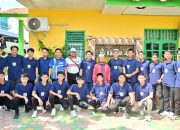 Tim Praporprov Futsal Soppeng Sambangi Pesantren Yasrib Sebelum Berlaga di Makassar