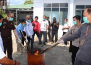 Pemusnahan Barang Bukti dan Barang Rampasan yang Telah Berkekuatan Hukum Tetap di Kejaksaan Negeri Palopo Tahun 2025