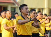 Polda Sulsel Gelar Olahraga Bersama dalam Rangka HKGB ke-73 Tahun 2025