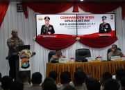 Kapolda Sulbar Gelorakan Semangat “Abdi Utama Bagi Nusa dan Bangsa” di Polres Mateng