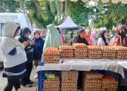 Distapang Sulbar Kembali Melaksanakan Gelar Gerakan Pangan Murah di Taman Karema Mamuju