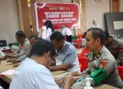 Humas Polres Palopo Gelar Donor Darah Sambut HUT Humas Polri ke-74
