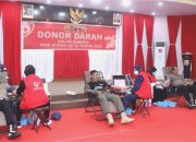 Sinergi dan Kepedulian, Polres Wajo Bersama PMI Gelar Donor Darah Peringati HUT Humas Polri ke-74