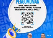 Pegawai Kini Bisa Cek Hasil Uji Kompetensi DigitalRidwan Djafar: Jadikan Nilai Ini Motivasi untuk Tingkatkan Talenta Digital