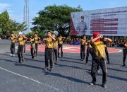 Kapolda Sulbar Gelar Pentas Senam Tabola-Bale, Soliditas Personel Semakin Kuat