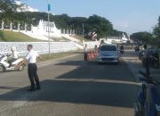 Dishub Rutin Atur Lalu Lintas di Depan Kantor Gubernur Sulbar, Komitmen Jaga Kestabilan Mobilitas di Pusat Pemerintahan