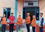 BPBD Sulbar Serahkan Bantuan Logistik kepada Pemkab Mamasa