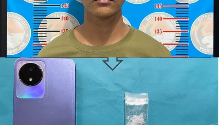 Satuan Reserse Narkoba Polres Majene Ringkus Remaja Terduga Penyalahguna Narkotika di Kelurahan Lembang