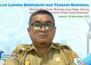 Dinsos Sulbar Ikuti Sekolah Lapang Gempa Bumi dan Tsunami Nasional