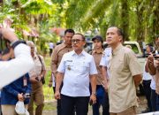 Gubernur Sulbar bersama Menteri Transmigrasi Tinjau Dua Lokasi Mess Patriot di Mamuju